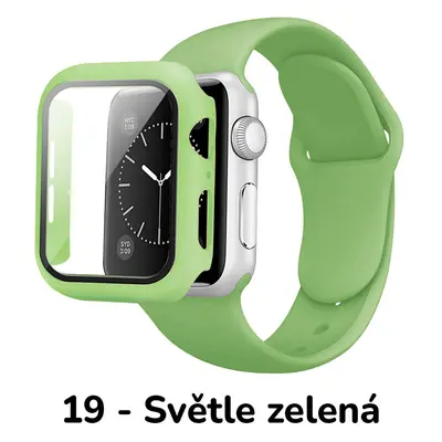 BPE Set 3v1 pro Apple Watch Velikost: 38mm, Barevná varianta: 19 - Světle Zelená, Velikost řemín