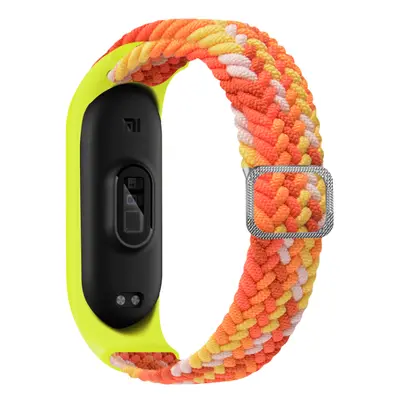 Pletený náhradní náramek Mi Band 3/4/5/6/7 Barva: Žlutá, Pro Přístroj: Xiaomi Mi band 3/4/5/6/7