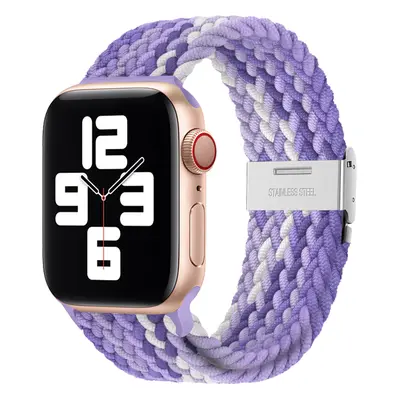 Pletený řemínek pro Apple Watch 38/40/41/42(S10)mm Barevná varianta: Odstíny fialové