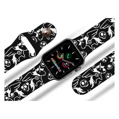 Mi-band.cz Apple watch řemínek Unicorn black Barva: Černá, Rozměr: 42/44/45/49mm MIBANDCZX02864