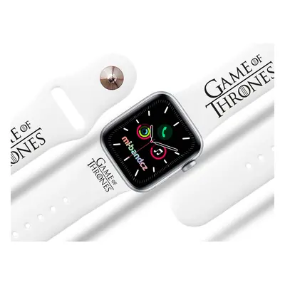 Game of Thrones Apple watch řemínek GOT - Logo Rozměr: 38/40/41mm, barva pásku: bílá