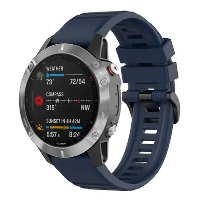 QuickFit silikonový řemínek s přezkou 26mm Barevná varianta: Tmavě Modrý