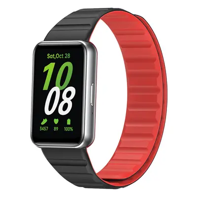 Silikonový magnetický řemínek pro Samsung Galaxy Fit 3 Barva: Růžovo-Bílá