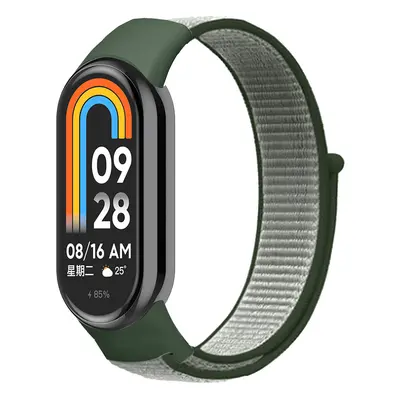 Náhradní náramek SportNylon Mi band 8/9 Barva: Tmavě Zeleno-Šedá, Pro Přístroj: Xiaomi Mi Band 8