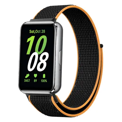 Nylonový řemínek pro Samsung Galaxy Fit 3 Barevná varianta: Černo-oranžový