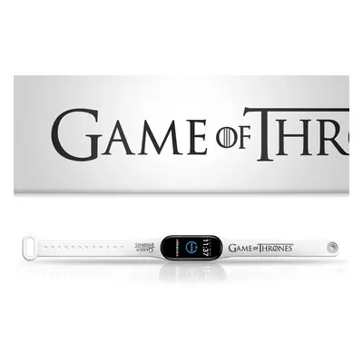 Game of Thrones Náhradní náramek Mi band 3/4/5/6/7 GOT - Logo Barevná varianta: Bílá, Pro Přístr