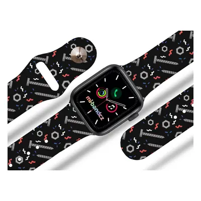 Mi-band.cz Apple watch řemínek Šrouby Barva: Černá, Rozměr: 38/40/41mm MIBANDCZX02959