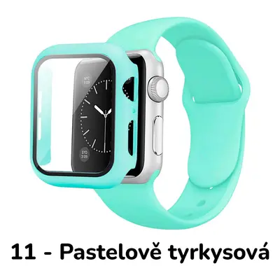 BPE Set 3v1 pro Apple Watch Velikost: 41mm, Barevná varianta: 11 - PASTELOVĚ TYRKYSOVÁ, Velikost