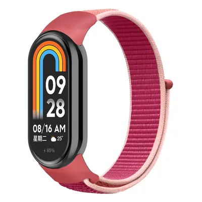 Náhradní náramek SportNylon Mi band 8/9 Barva: Červeno-Růžová, Pro Přístroj: Xiaomi Mi Band 8/9