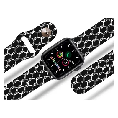 Mi-band.cz Apple watch řemínek Síť Barva: Černá, Rozměr: 42/44/45/49mm MIBANDCZX02859