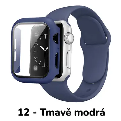 BPE Set 3v1 pro Apple Watch Velikost: 38mm, Barevná varianta: 12 - Tmavě Modrá, Velikost řemínku