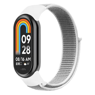 Náhradní náramek SportNylon Mi band 8/9 Barva: Bílo-Šedá, Pro Přístroj: Xiaomi Mi Band 8/9