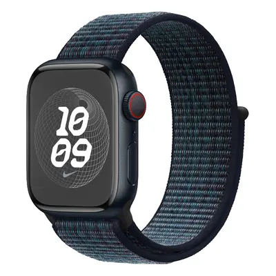 Nylonový řemínek pro Apple Watch 42/44/45/46/49mm Barevná varianta: Černo-Modrá