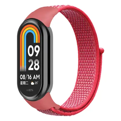 Náhradní náramek SportNylon Mi band 8/9 Barva: Červeno-Oranžová, Pro Přístroj: Xiaomi Mi Band 8/