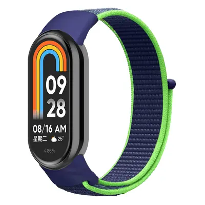 Náhradní náramek SportNylon Mi band 8/9 Barva: TmavěModro-Zelená, Pro Přístroj: Xiaomi Mi Band 8