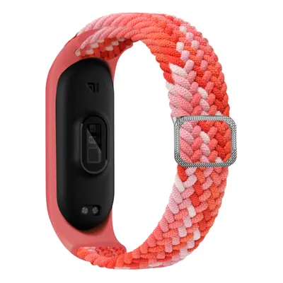 Pletený náhradní náramek Mi Band 3/4/5/6/7 Barva: Červená, Pro Přístroj: Xiaomi Mi band 3/4/5/6/