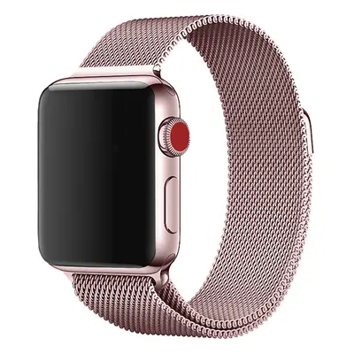 Milánský tah magnetický pro Apple Watch 42/44/45/46/49mm Barevná varianta: Růžová