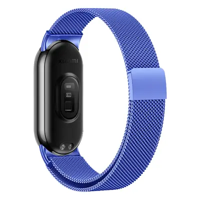 Milánský tah magnetické zapínání Mi band 8/9 Barva: modrý, Pro Přístroj: Xiaomi Mi Band 8/9