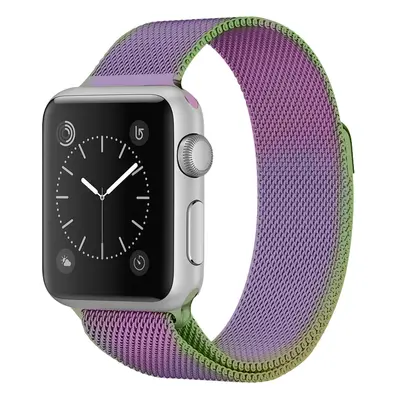 Milánský tah magnetický pro Apple Watch 42/44/45/46/49mm Barevná varianta: Duhová