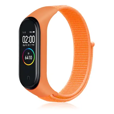 Náhradní náramek Mi band 3/4/5/6/7 SportNylon Barva: Oranžová, Pro Přístroj: Xiaomi Mi band 3/4/