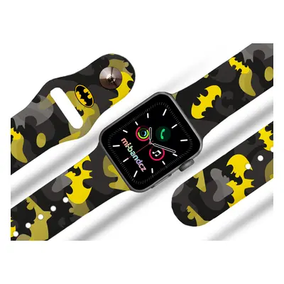 Apple watch řemínek Batman - Žluto-černý znak Rozměr: 38/40/41mm