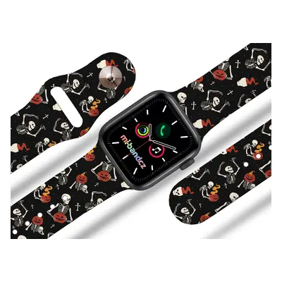 Mi-band.cz Apple watch řemínek Kostlivci Rozměr: 38/40/41mm MIBANDCZX02951