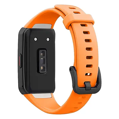 Jednobarevný náhradní řemínek pro Honor Band 6 Barva: Oranžová, Pro Přístroj: Honor Band 6