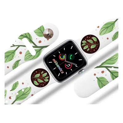 Mi-band.cz Apple watch řemínek Země Barva: Bílá, Rozměr: 42/44/45/49mm MIBANDCZX02861