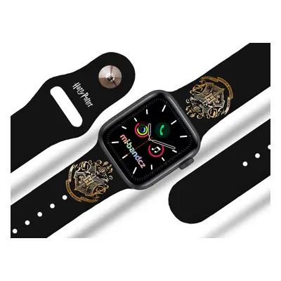 Apple watch řemínek Harry Potter - Bradavice 2 Rozměr: 38/40/41mm, barva pásku: černá