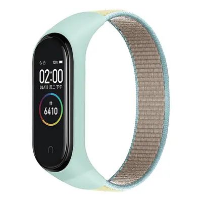 Náhradní náramek Mi band 3/4/5/6/7 SportNylon Barva: Tyrkysovo-Šedo-Žlutá, Pro Přístroj: Xiaomi 