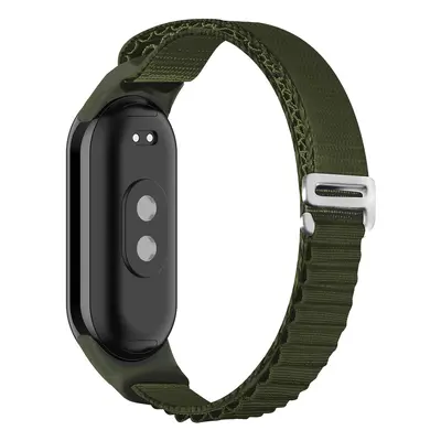 Náhradní náramek SportNylon se sponou Mi band 8/9 Barva: Khaki Zelená, Pro Přístroj: Xiaomi Mi B