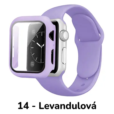 BPE Set 3v1 pro Apple Watch Velikost: 41mm, Barevná varianta: 14 - Levandulová, Velikost řemínku