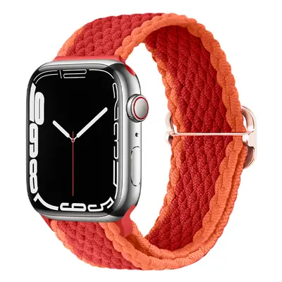 Pletený řemínek se sponou pro Apple Watch 38/40/41mm Barevná varianta: Červeno-oranžový