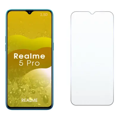 2.5D Ochranné tvrzené sklo na Realme 5 Pro