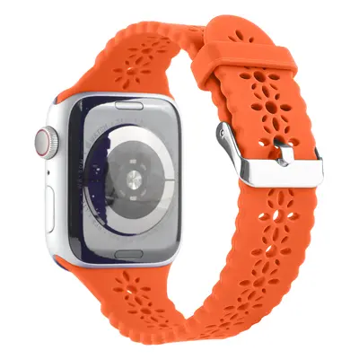 Řemínek s perforováním a přezkovým zapínáním pro Apple Watch 38/40/41mm Barevná varianta: Oranžo