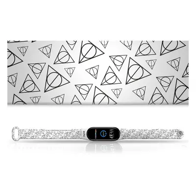 Náhradní náramek Mi band 3/4/5/6/7 Harry Potter - Relikvie smrti Barevná varianta: Bílá, Pro Pří