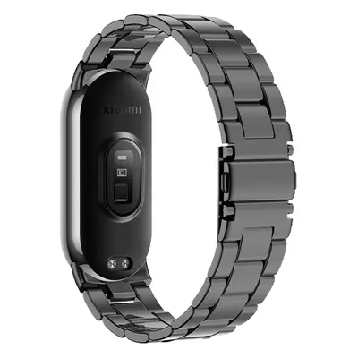 Celokovový náhradní náramek Mi band 8/9 Barva: Černá, Pro Přístroj: Xiaomi Mi Band 8/9