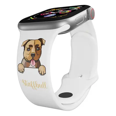 Apple watch řemínek Staffbull Rozměr: 42/44/45/49mm, barva pásku: bílá