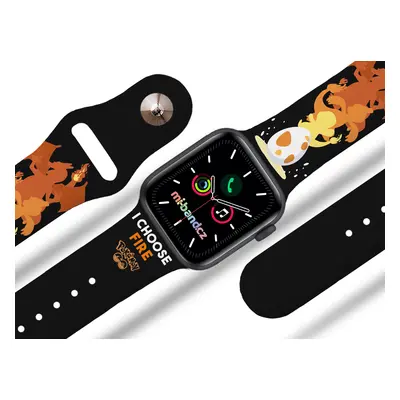 Mi-band.cz Apple watch řemínek Pokemon Rozměr: 38/40/41mm, barva pásku: černá