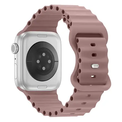 Vroubkovaný řemínek pro Apple Watch 42/44/45/46/49mm Barevná varianta: Švestkový