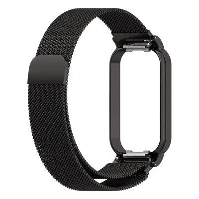 Milánský tah magnetický řemínek pro Mi band 8 Active / Redmi Band 2 Barevná varianta: Černý