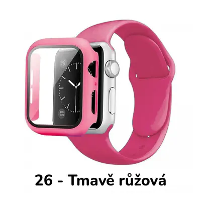 BPE Set 3v1 pro Apple Watch Velikost: 49mm, Barevná varianta: 26 - Tmavě růžová, Velikost řemínk