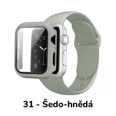 BPE Set 3v1 pro Apple Watch Velikost: 38mm, Barevná varianta: 31 - Šedo-hnědá, Velikost řemínku: