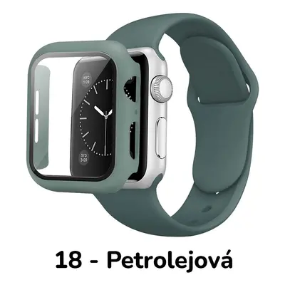 BPE Set 3v1 pro Apple Watch Velikost: 38mm, Barevná varianta: 18 - Petrolejová, Velikost řemínku