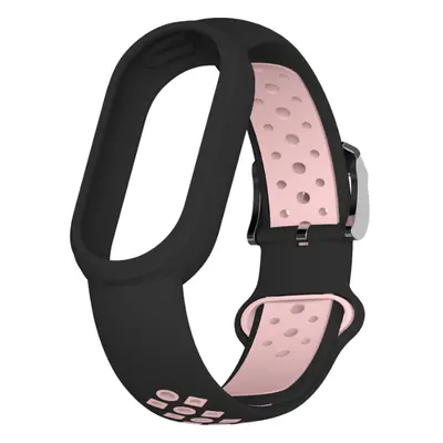 Náhradní náramek Mi band 8/9 EF Barva: Černo-Růžová, Pro Přístroj: Xiaomi Mi Band 8/9