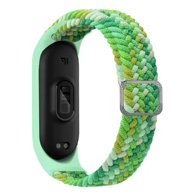 Pletený náhradní náramek Mi Band 3/4/5/6/7 Barva: Zelená, Pro Přístroj: Xiaomi Mi band 3/4/5/6/7