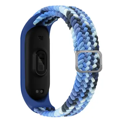 Pletený náhradní náramek Mi Band 3/4/5/6/7 Barva: Modrá, Pro Přístroj: Xiaomi Mi band 3/4/5/6/7