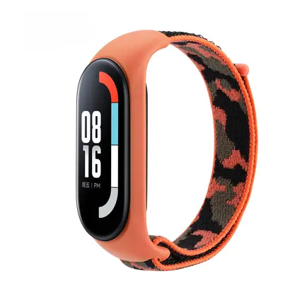 Nylonový řemínek kamufláž Mi Band 3/4/5/6/7 Barevná varianta: Oranžová kamufláž