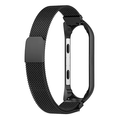 Milánský tah magnetické zapínání Mi Band 3/4 Barva: Černá, Pro Přístroj: Xiaomi Mi band 3/4