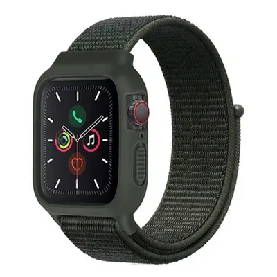 Nylonový set 2v1 pro Apple Watch 38/40/41mm Barevná varianta: Khaki Zelená